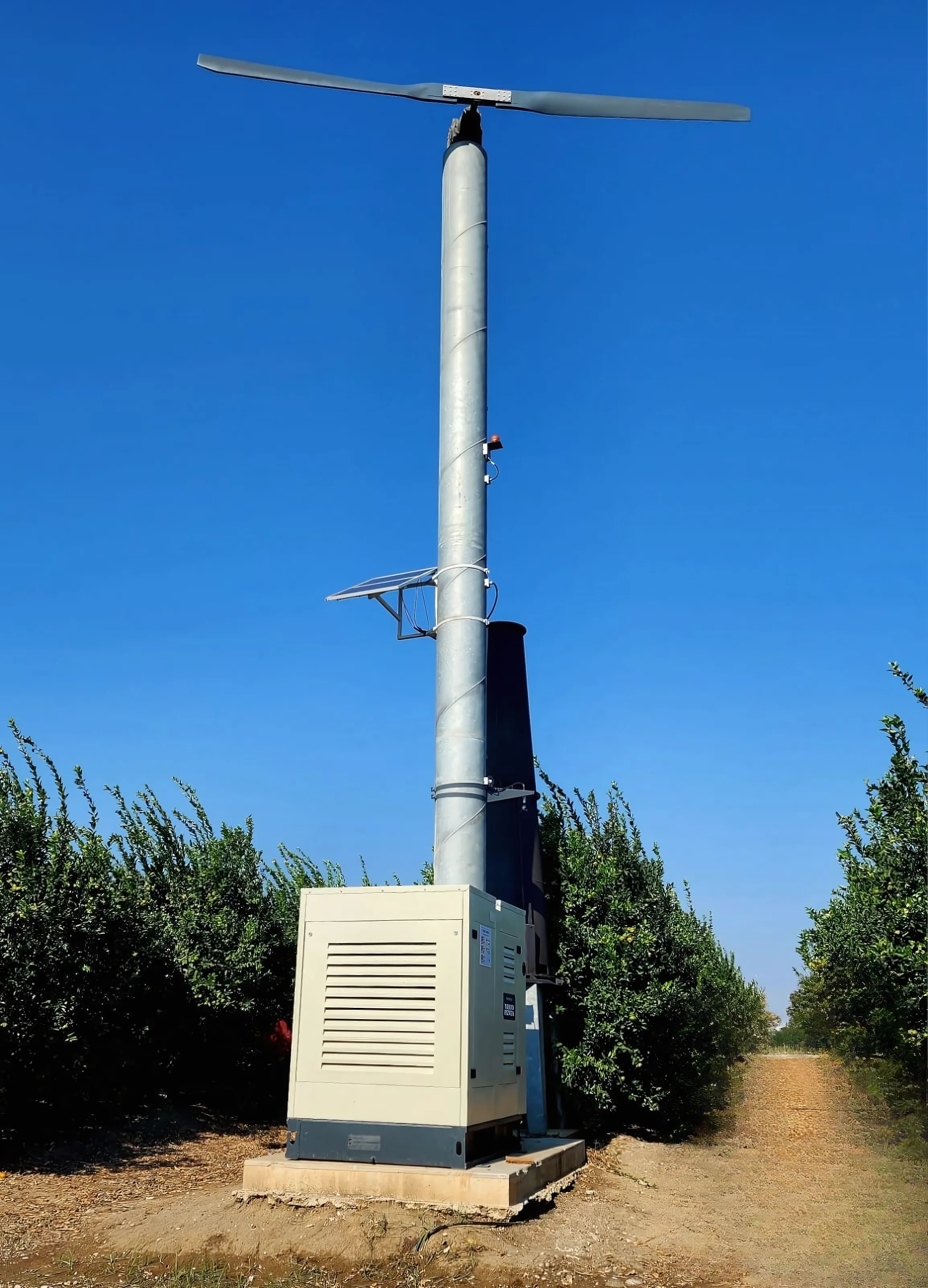 Системы защиты от заморозков (ветровые установки)